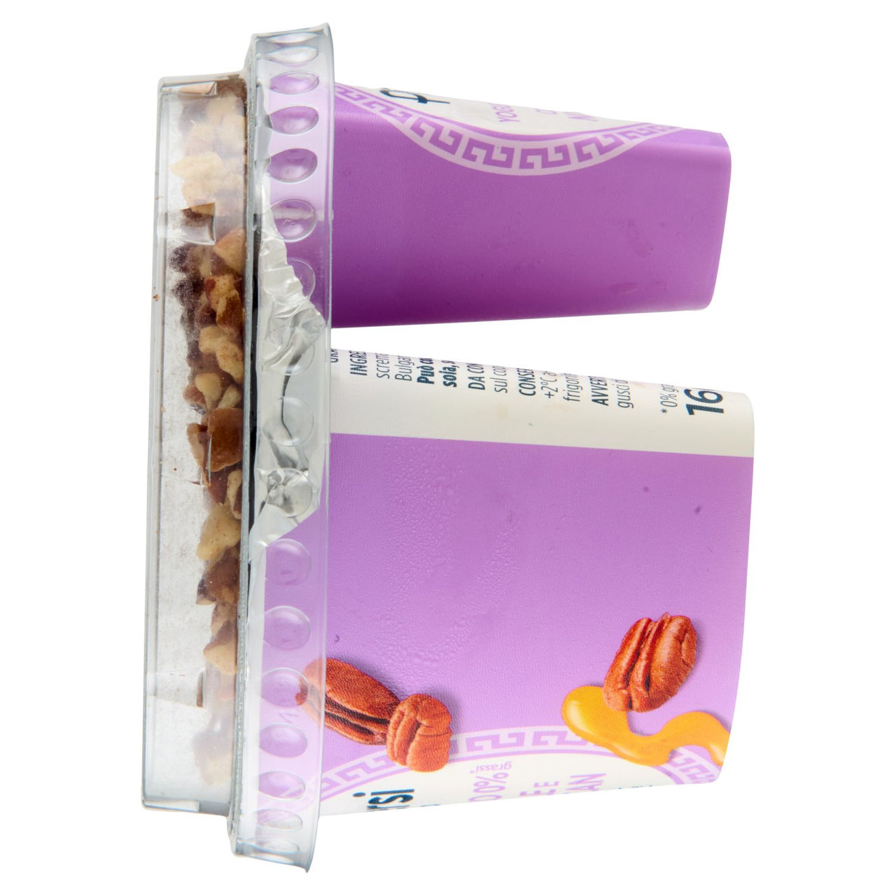 PIACERSI CONAD Yogurt Greco 0% grassi* con Miele e Noci Pecan 160 g