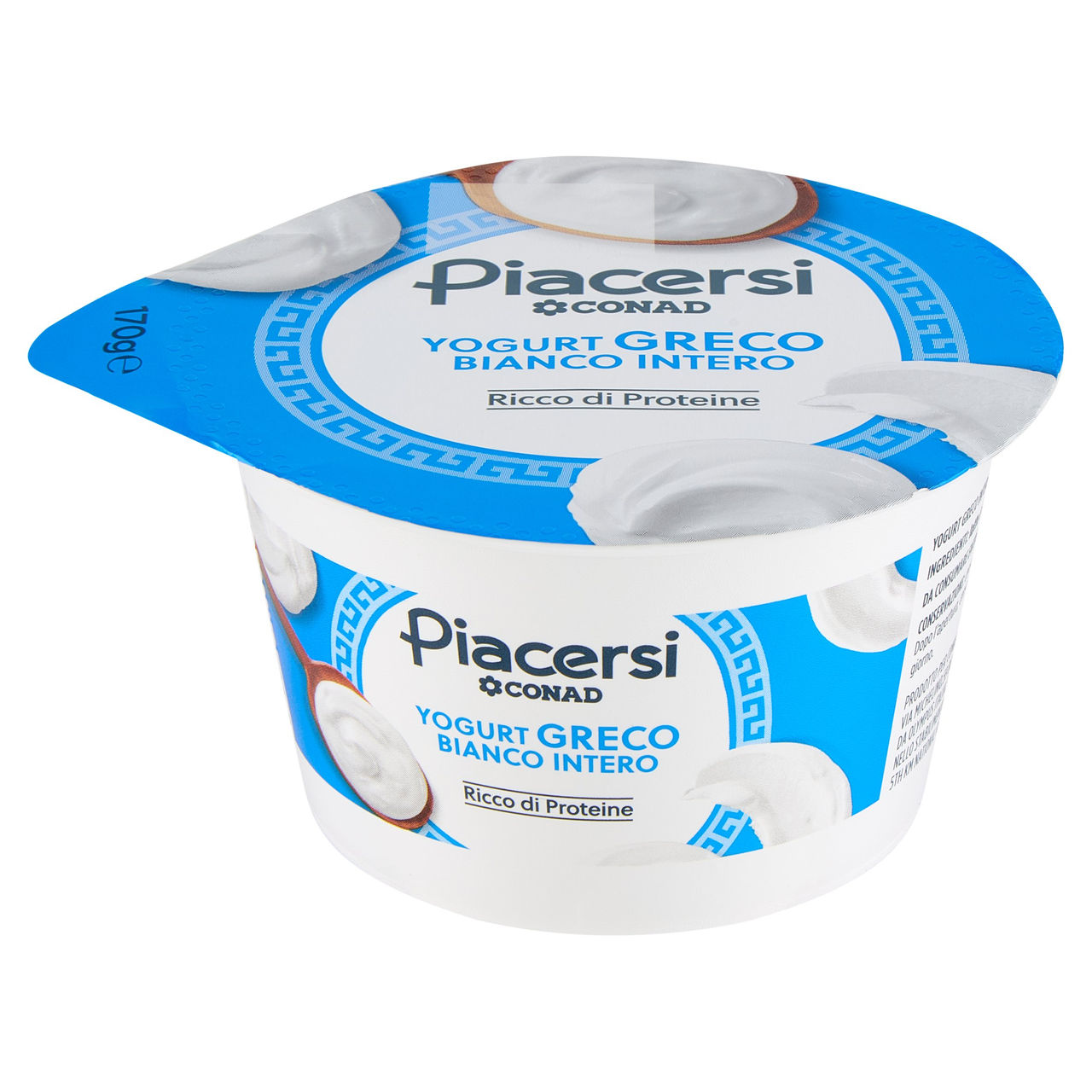 PIACERSI CONAD Yogurt Greco Bianco Intero 170 g