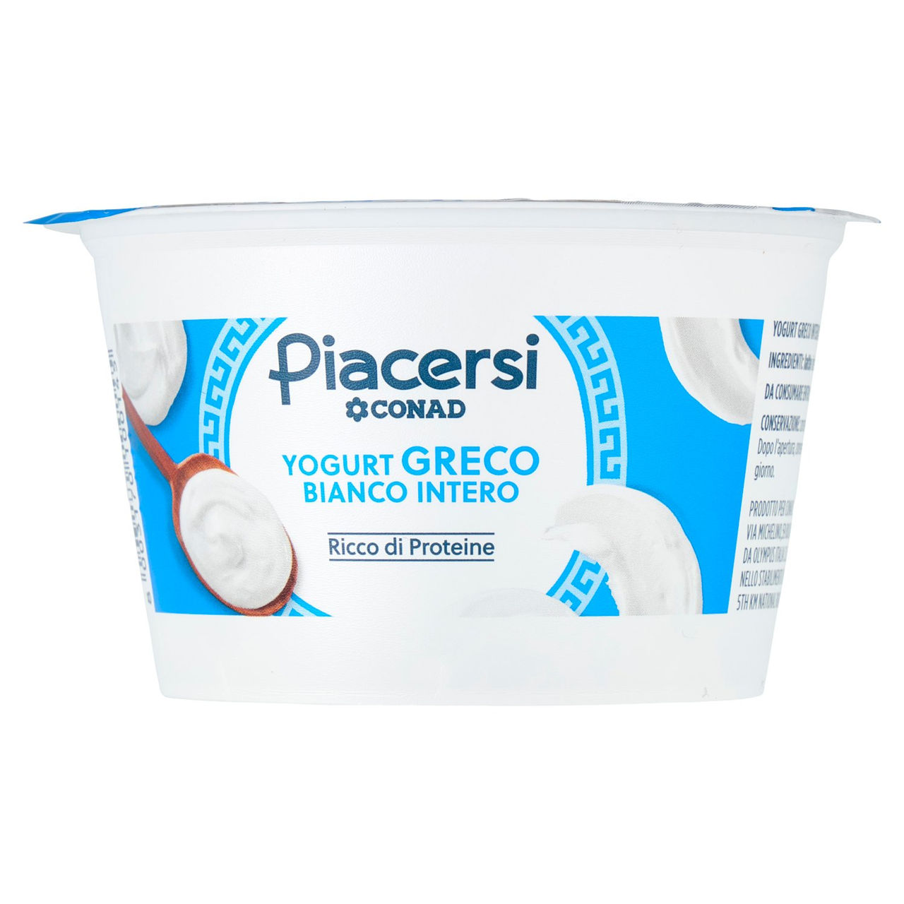 PIACERSI CONAD Yogurt Greco Bianco Intero 170 g
