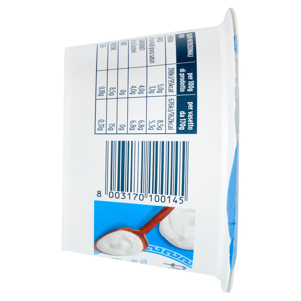 PIACERSI CONAD Yogurt Greco Bianco Intero 170 g