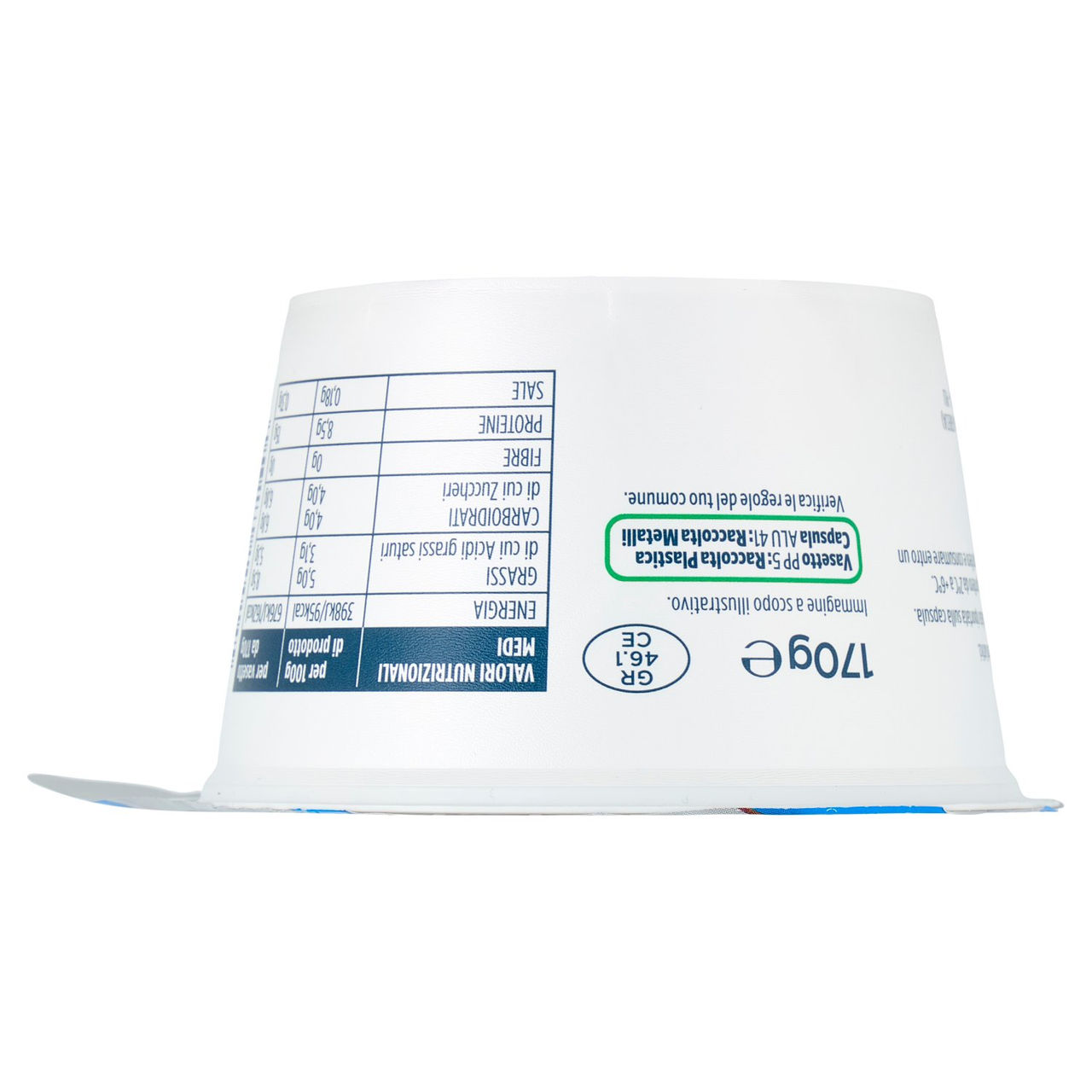 PIACERSI CONAD Yogurt Greco Bianco Intero 170 g