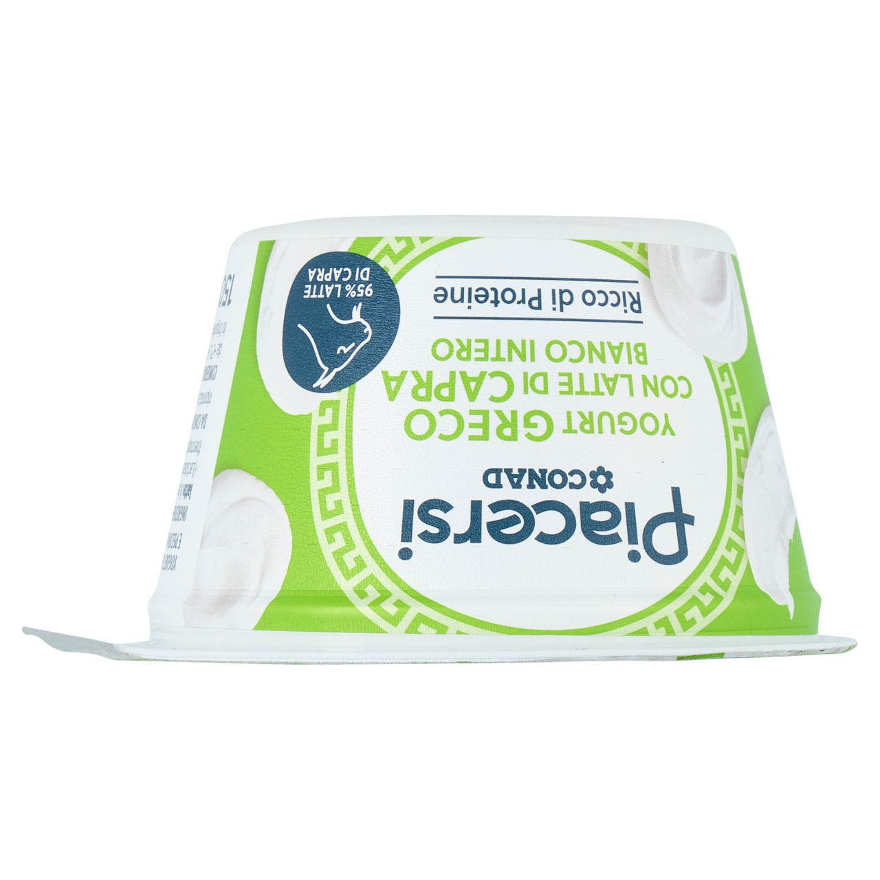 PIACERSI CONAD Yogurt Greco con Latte di Capra Bianco Intero 150 g
