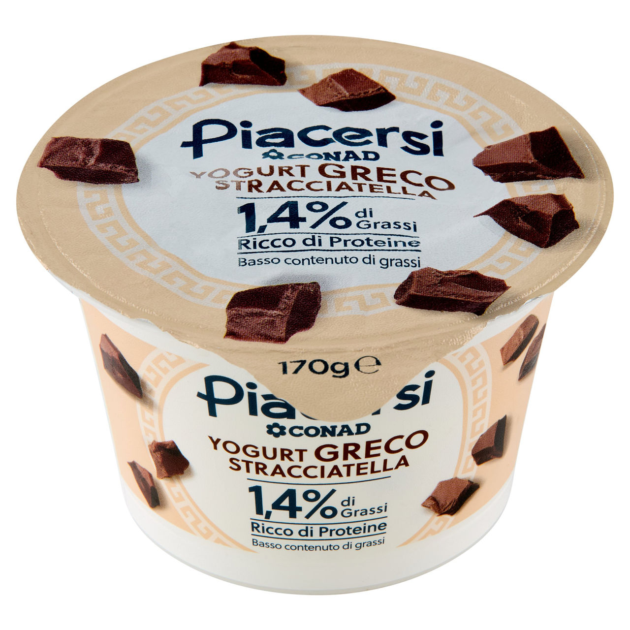 PIACERSI CONAD Yogurt Greco Stracciatella 1,4% di Grassi 170 g