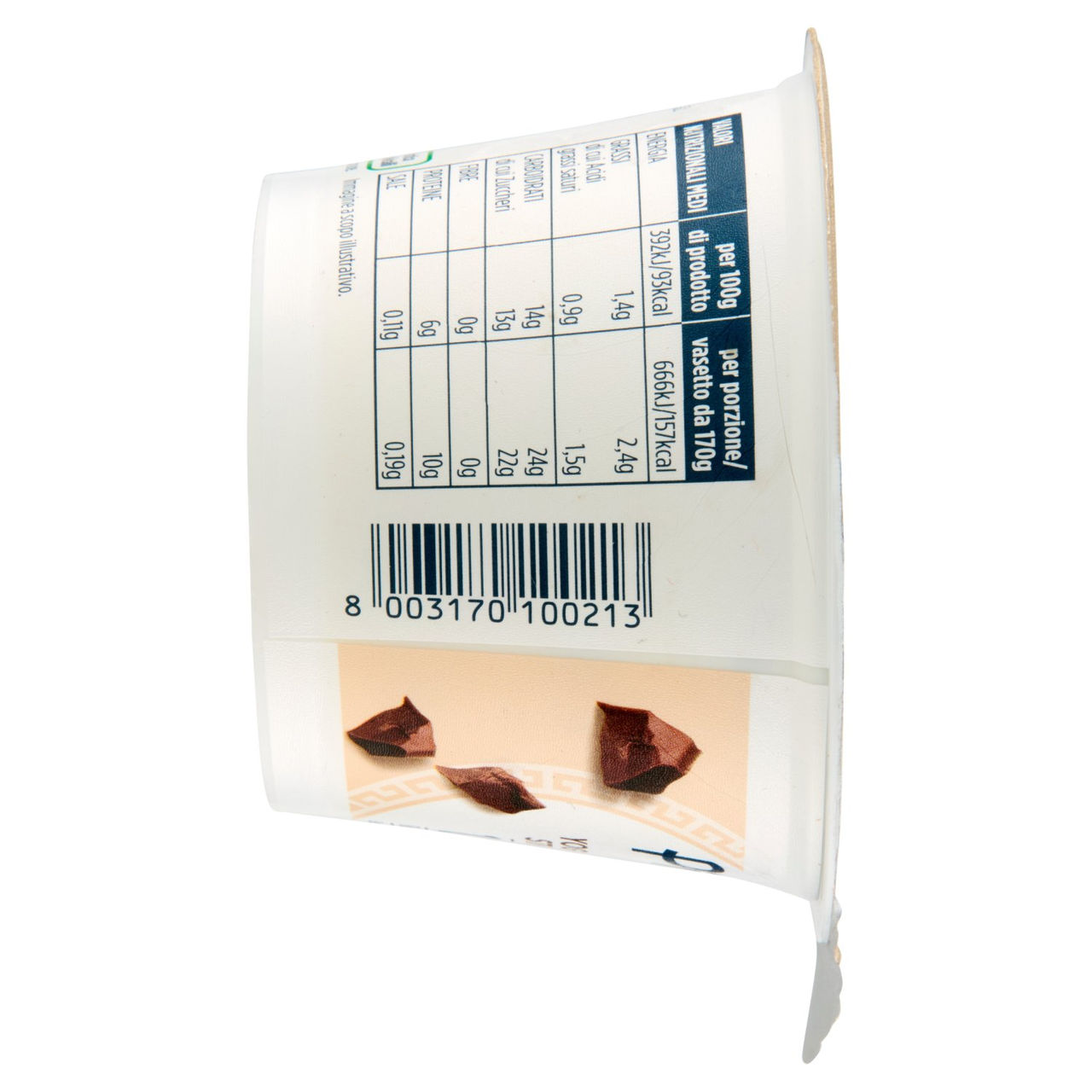 PIACERSI CONAD Yogurt Greco Stracciatella 1,4% di Grassi 170 g