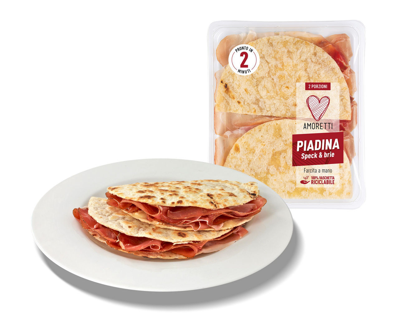 Piadina  speck e brie 180 g