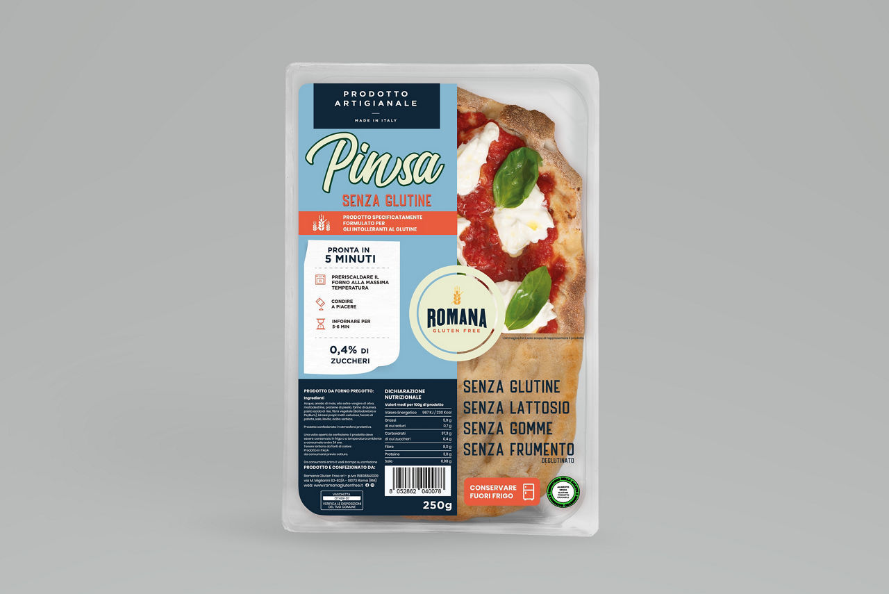 Pinsa Romana senza glutine 250 g