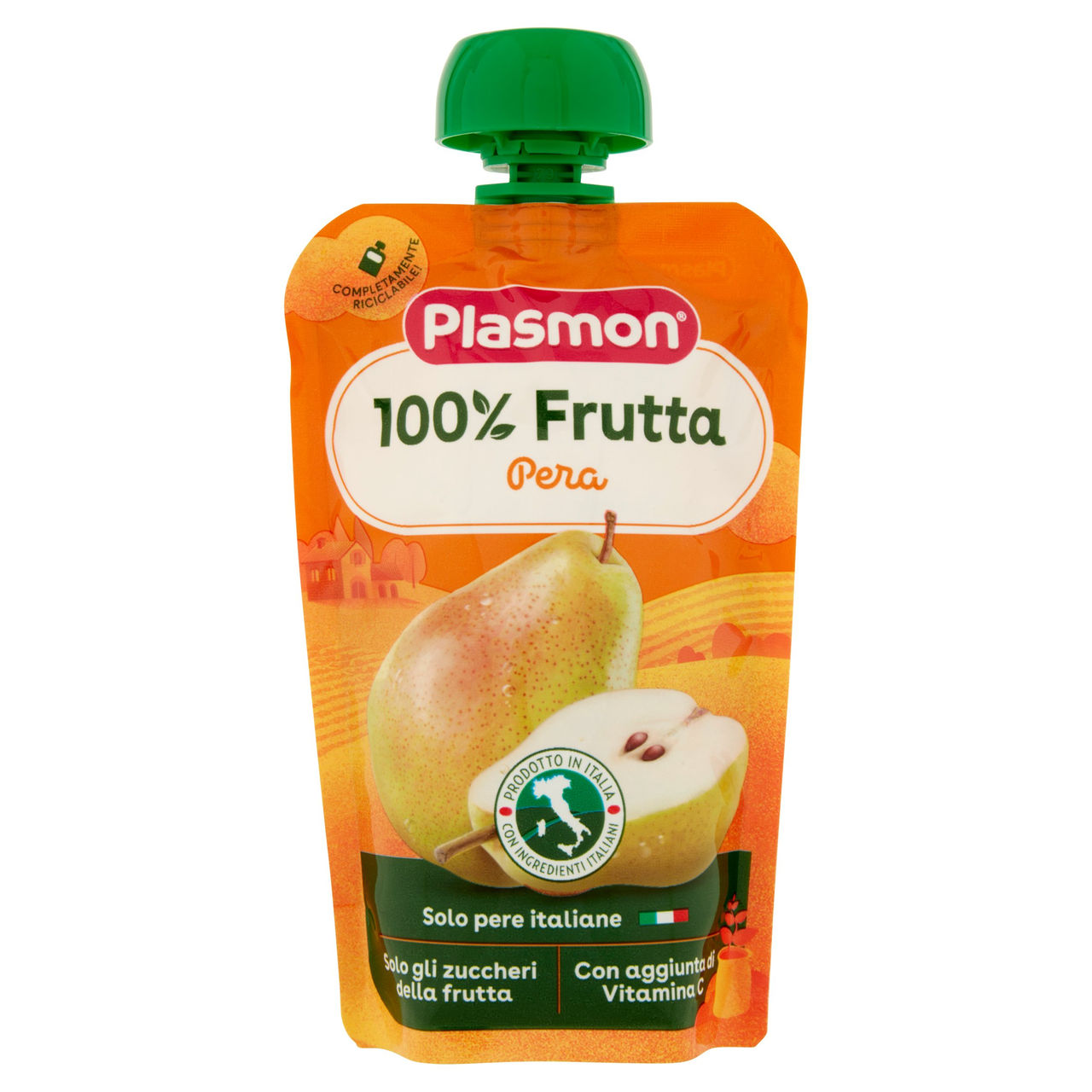 Plasmon Spremi, Gusta e Riciclami 100% Pera 100 g