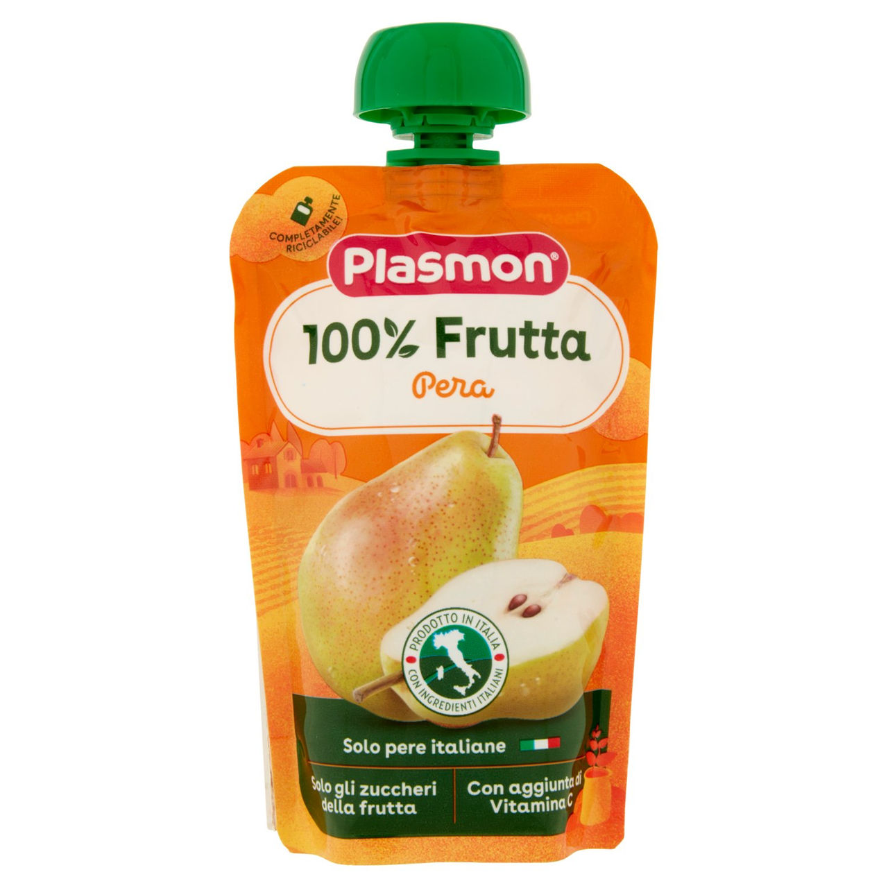 Plasmon Spremi, Gusta e Riciclami 100% Pera 100 g