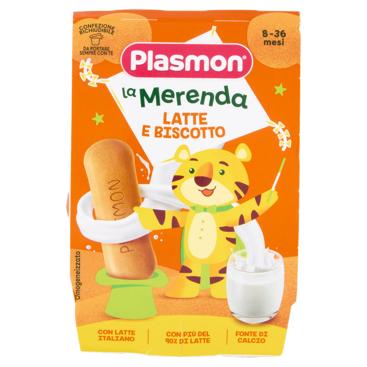 Plasmon la Merenda Latte e Biscotto 2 x 120 g