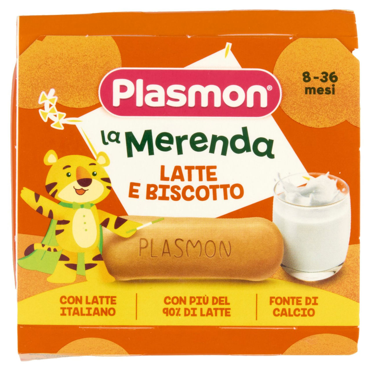 Plasmon la Merenda Latte e Biscotto 2 x 120 g