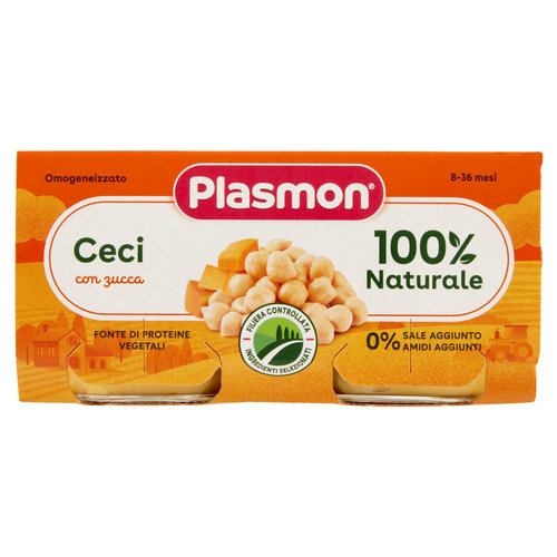 Plasmon Omogeneizzato Carne Vitello e cereale 80g 24 Vasetti Con