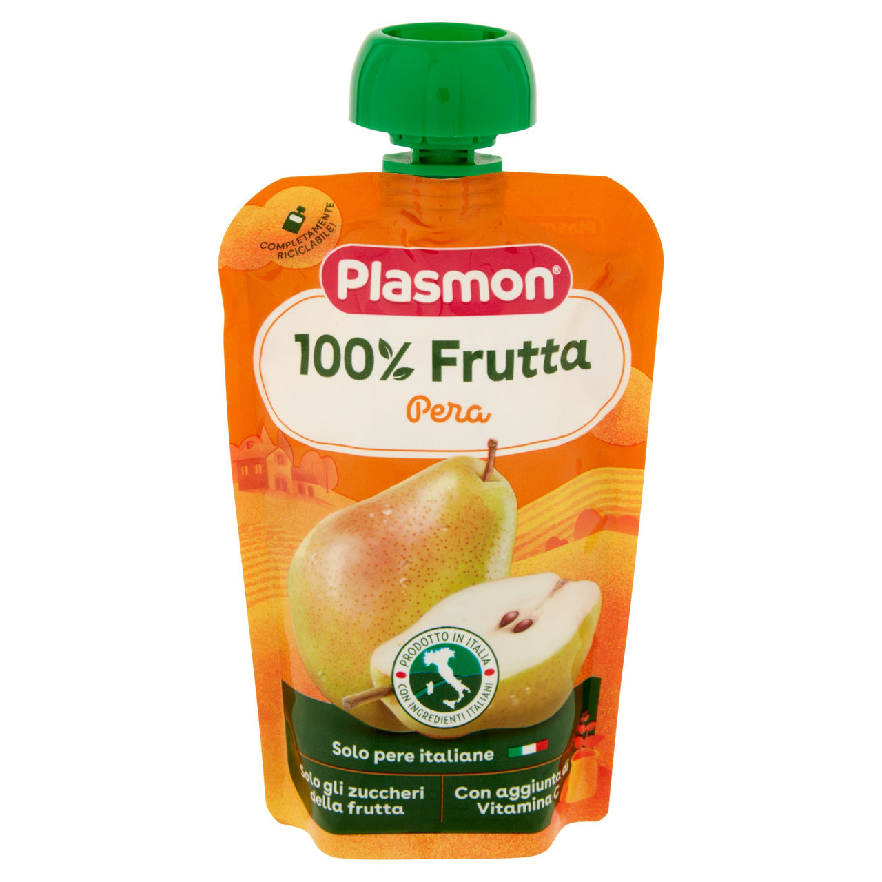 Plasmon Spremi, Gusta e Riciclami 100% Pera 100 g