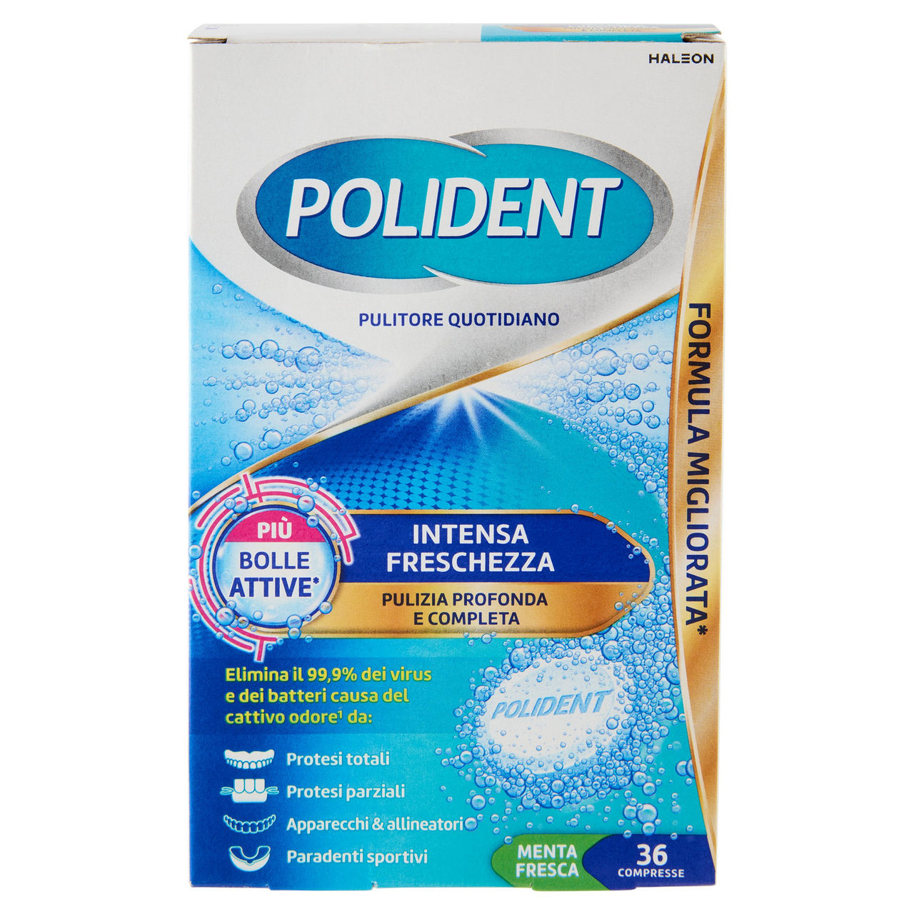 Polident Intensa Freschezza Pulitore per Protesi