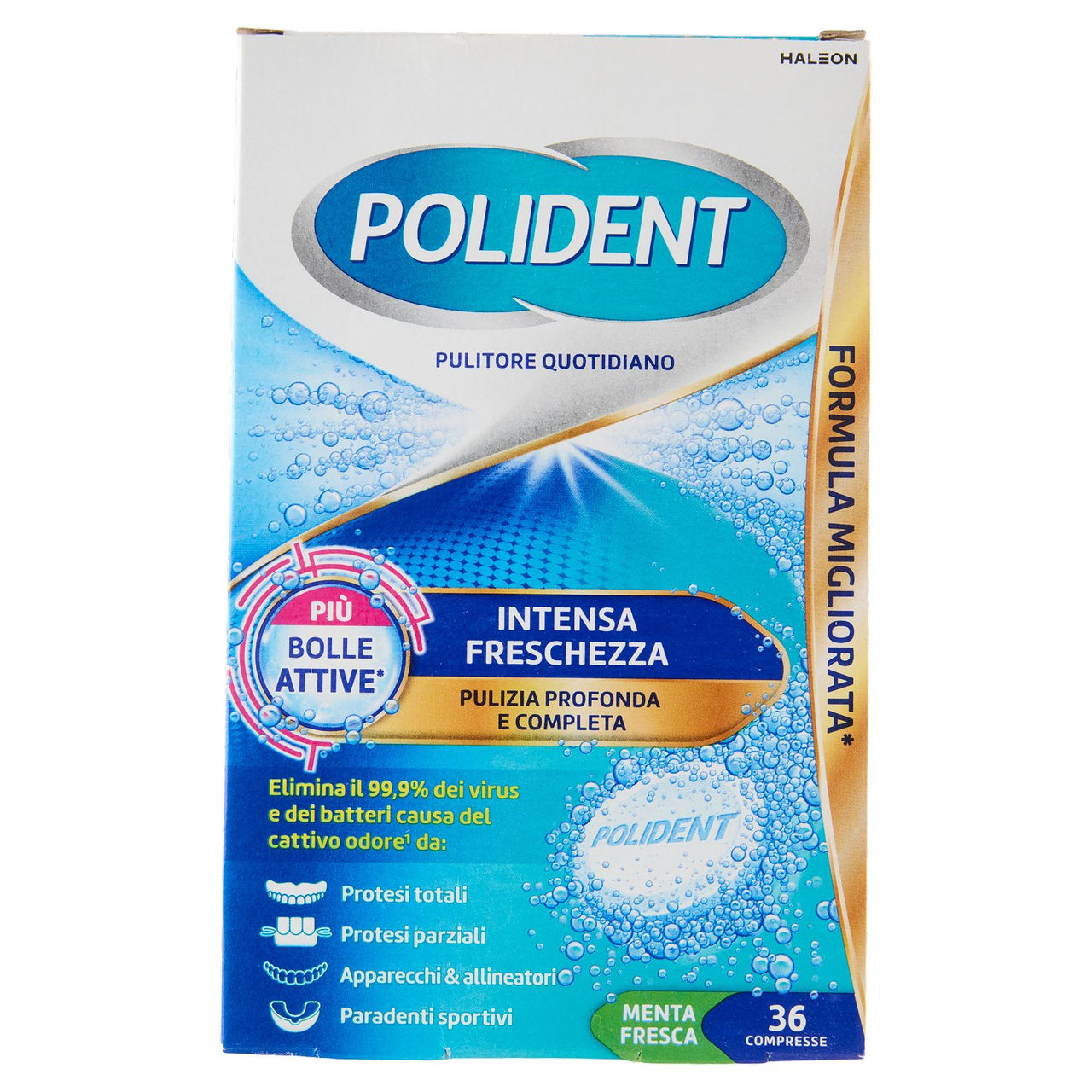 Polident Intensa Freschezza Pulitore per Protesi