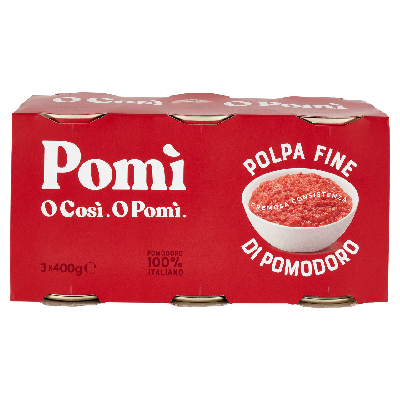 Pomì Polpa Fine di Pomodoro 3 x 400 g