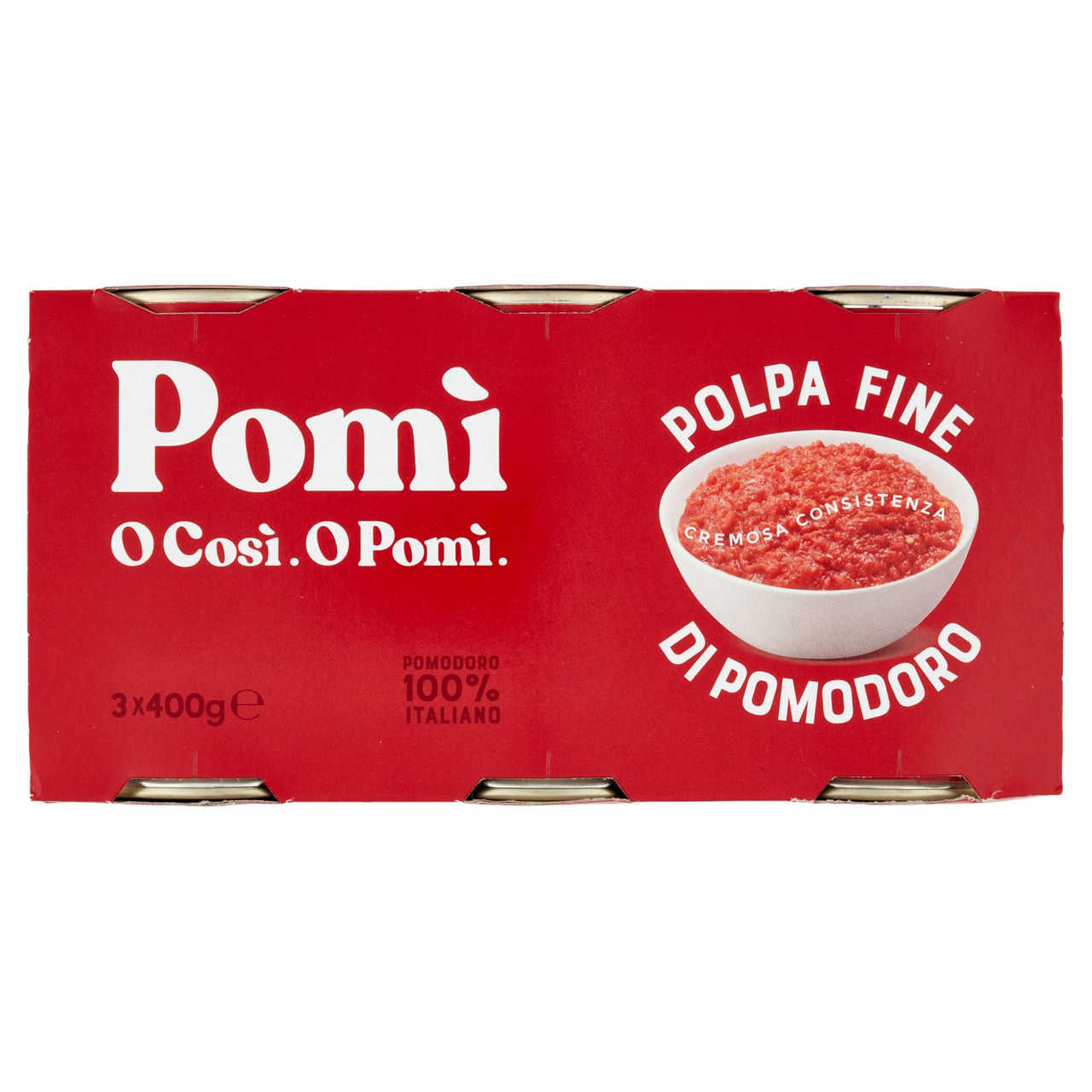 Pomì Polpa Fine di Pomodoro 3 x 400 g