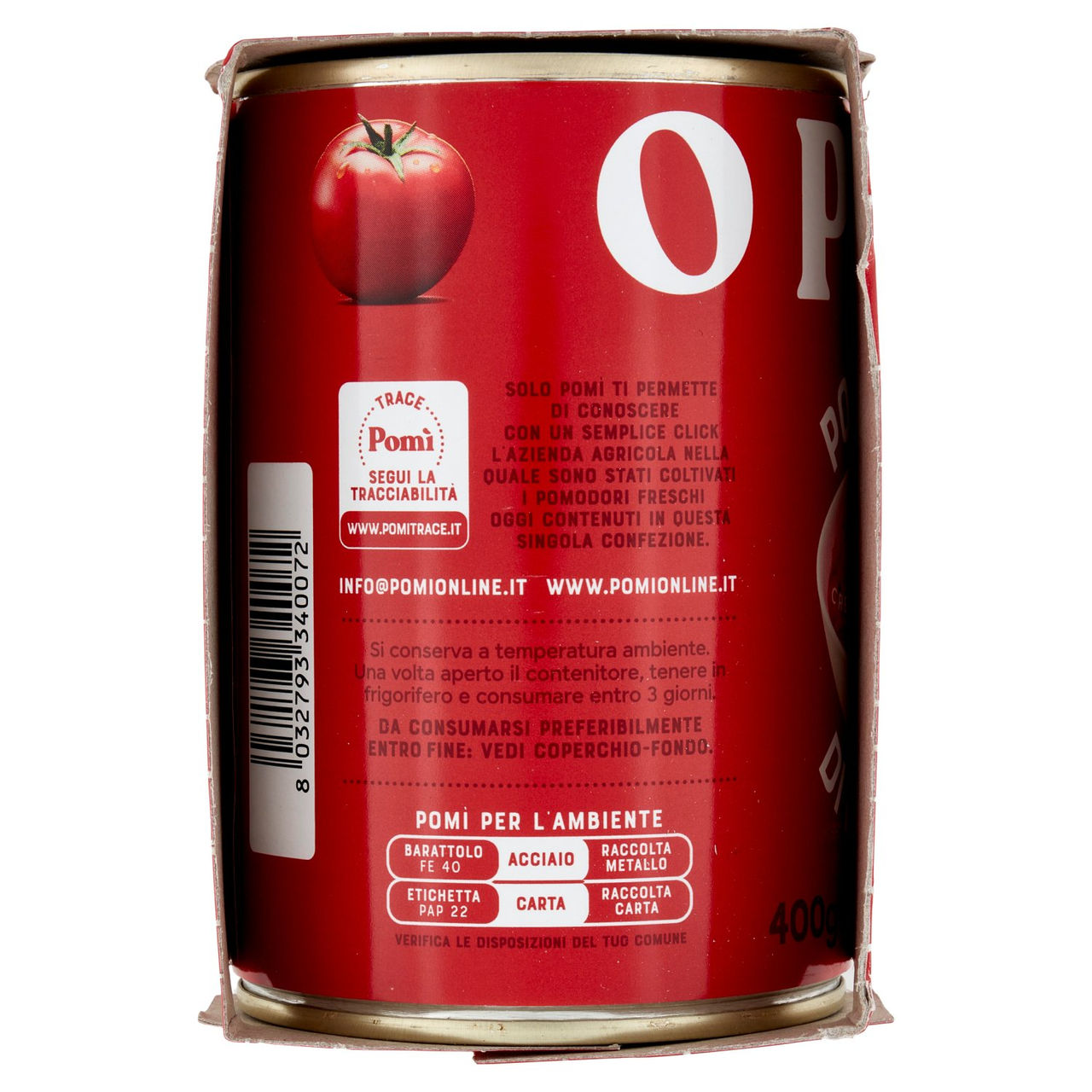 Pomì Polpa Fine di Pomodoro 3 x 400 g
