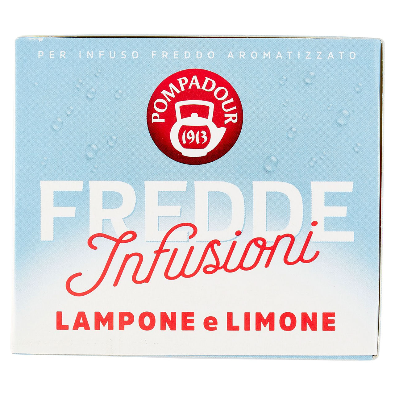 Pompadour Fredde Infusioni Lampone e Limone 18 x 2,5 g
