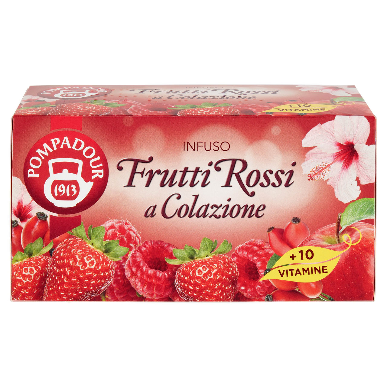 Pompadour Infuso Frutti Rossi a Colazione bustine 20 x 2,5 g