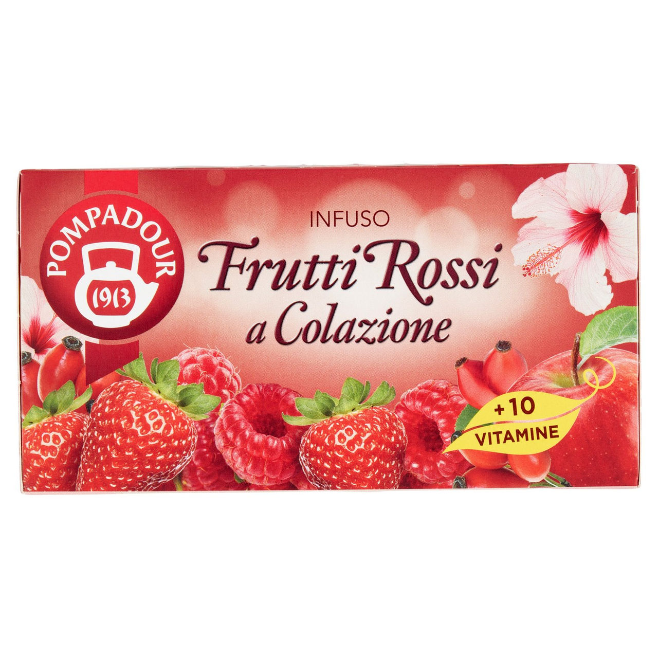 Pompadour Infuso Frutti Rossi a Colazione bustine 20 x 2,5 g