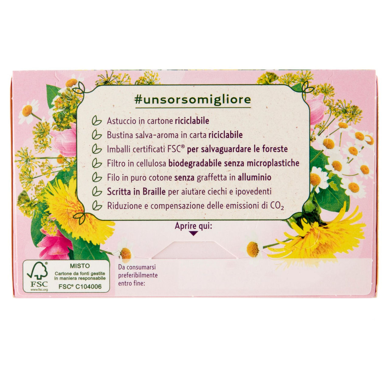 Pompadour Le Bio TiSane - Depurativa Tisana Tarassaco e Camomilla, 20  filtri 8002355716997