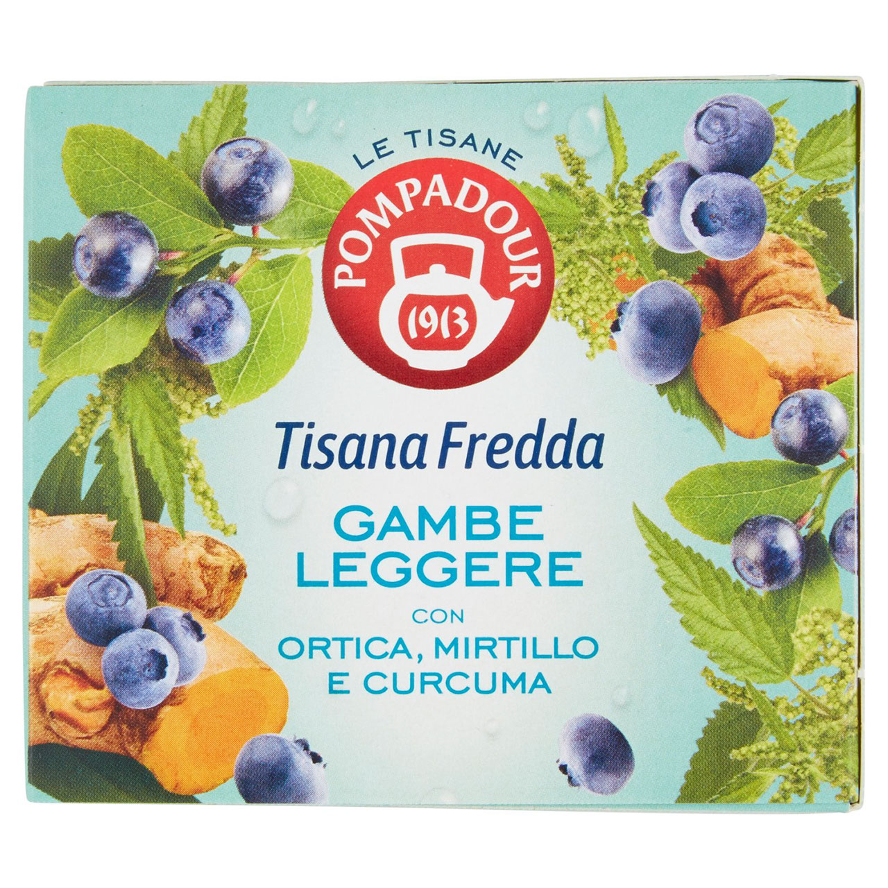 Pompadour Le Tisane Tisana Fredda Gambe Leggere 18 x 2,5 g