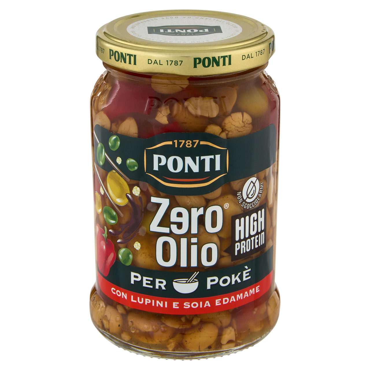 Ponti Zero Olio per Pokè con Lupini e Soia Edamame 290 g