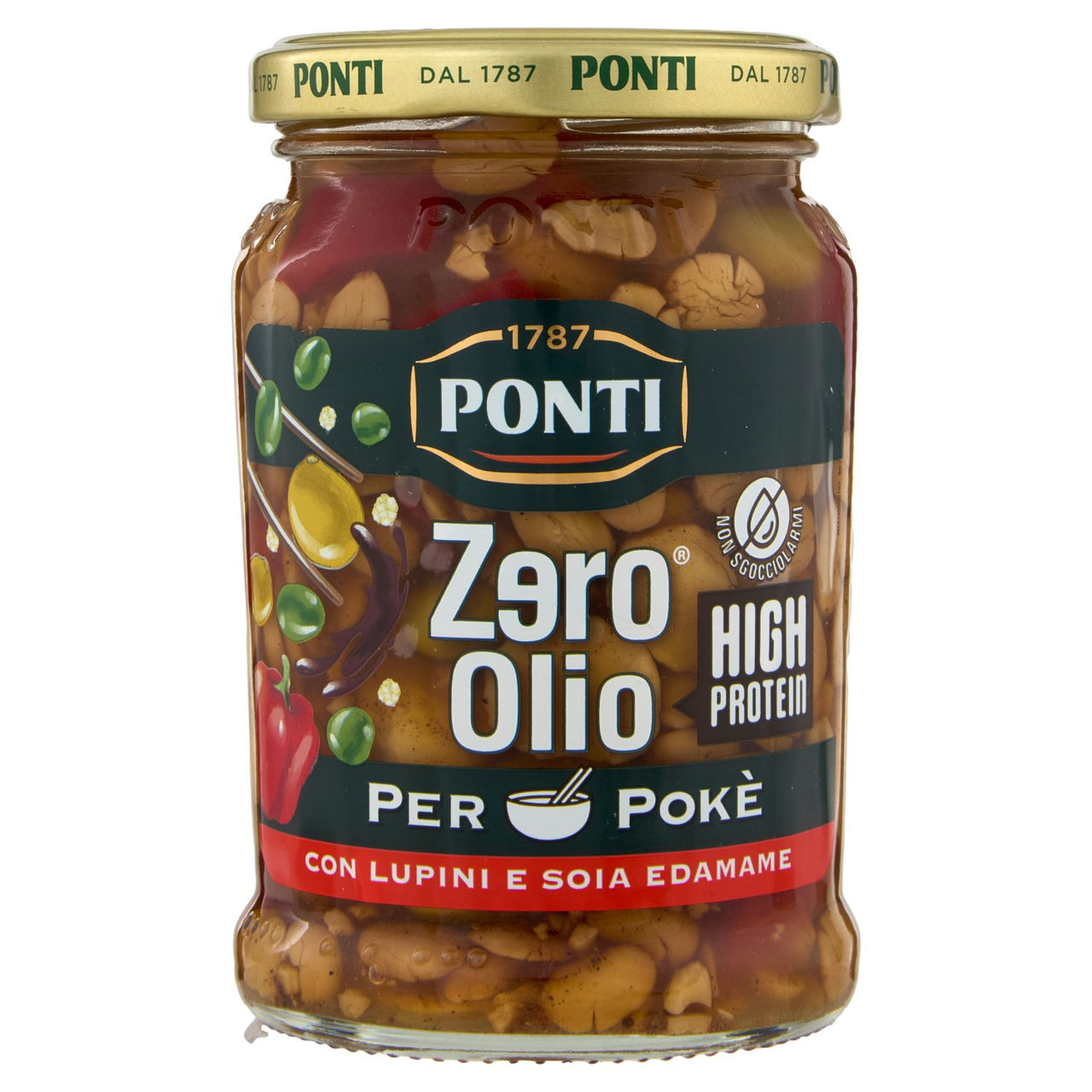 Ponti Zero Olio per Pokè con Lupini e Soia Edamame 290 g