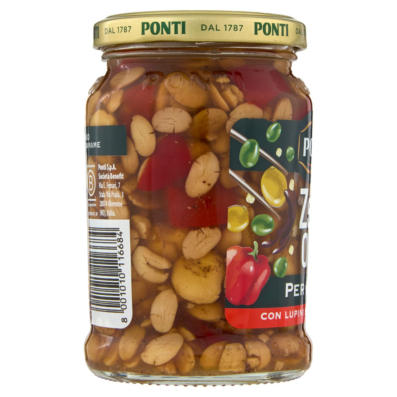 Ponti Zero Olio per Pokè con Lupini e Soia Edamame 290 g