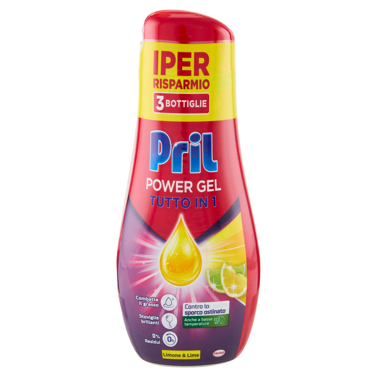 PRIL All in 1 Gel Limone 3 x 630 mL