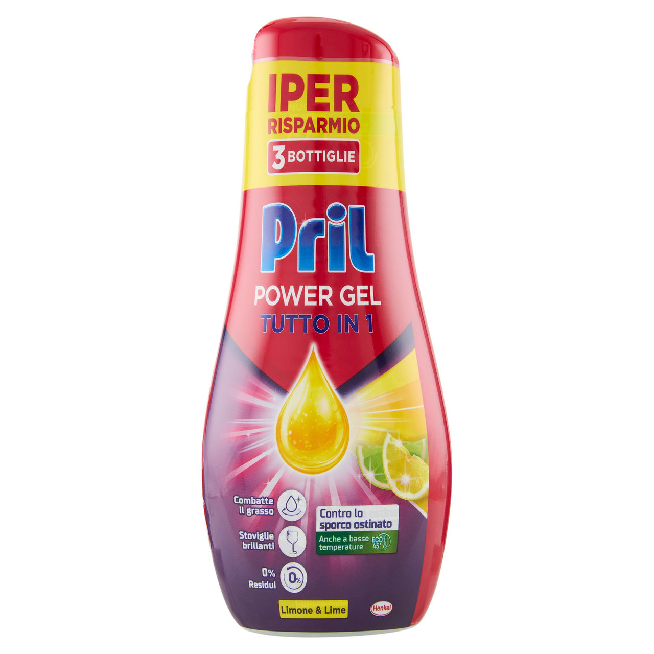 PRIL All in 1 Gel Limone 3 x 630 mL