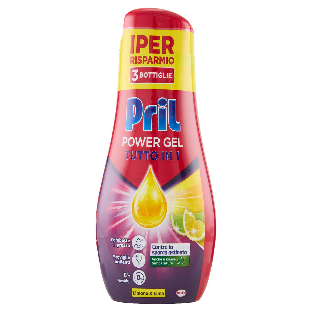 PRIL All in 1 Gel Limone 3 x 630 mL