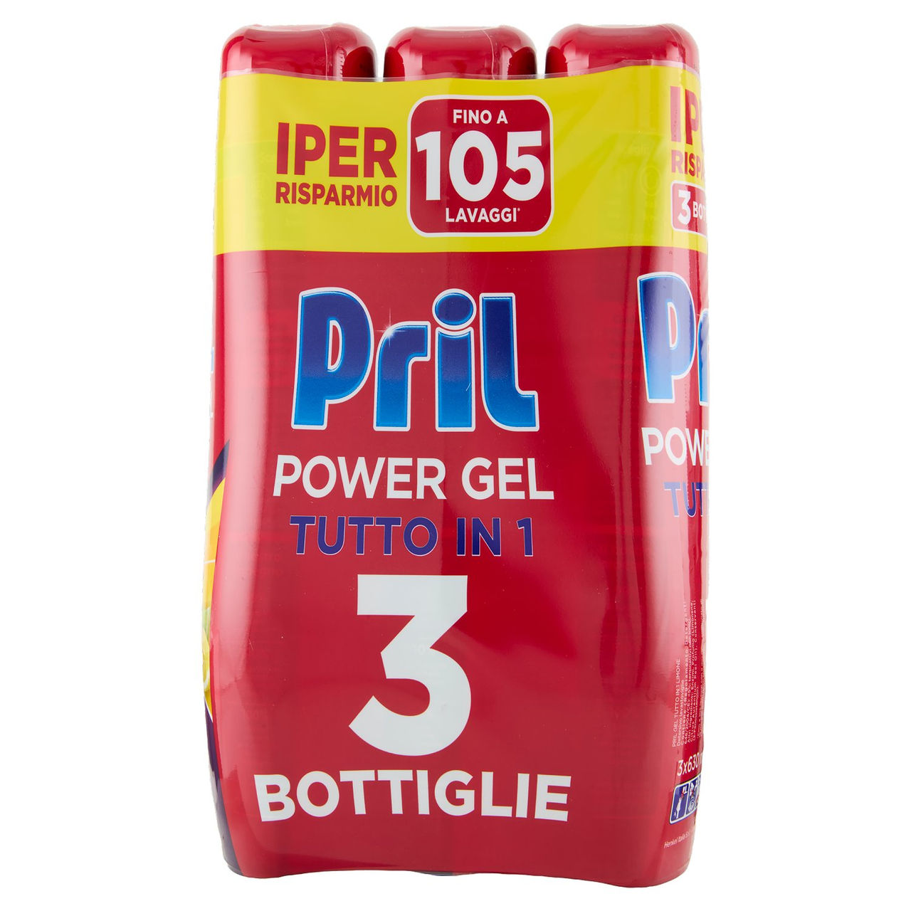 PRIL All in 1 Gel Limone 3 x 630 mL
