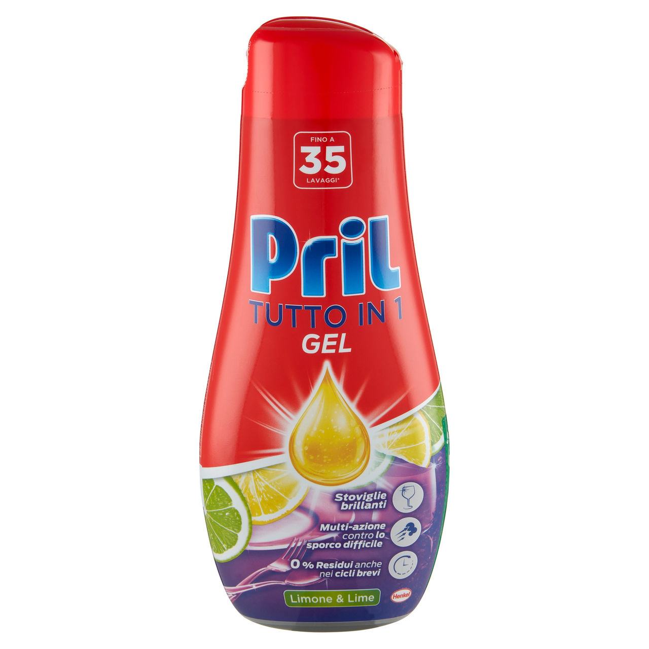 PRIL All in 1 Gel Limone 630 mL