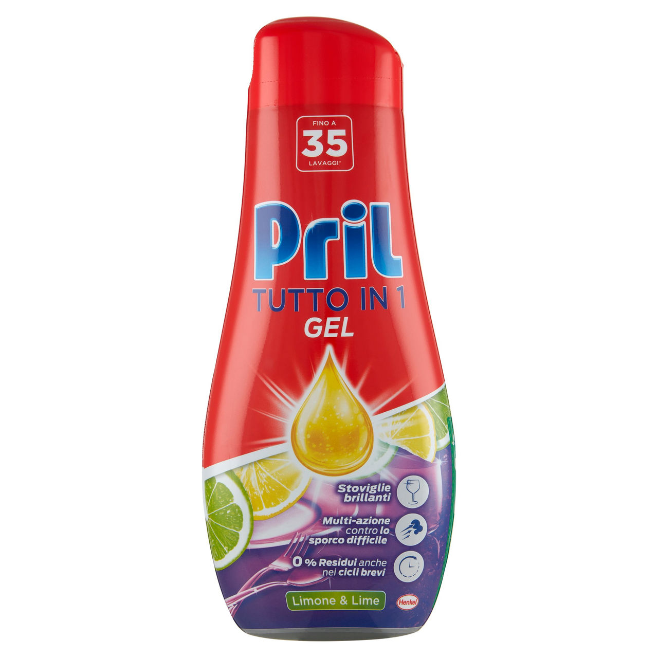 PRIL All in 1 Gel Limone 630 mL