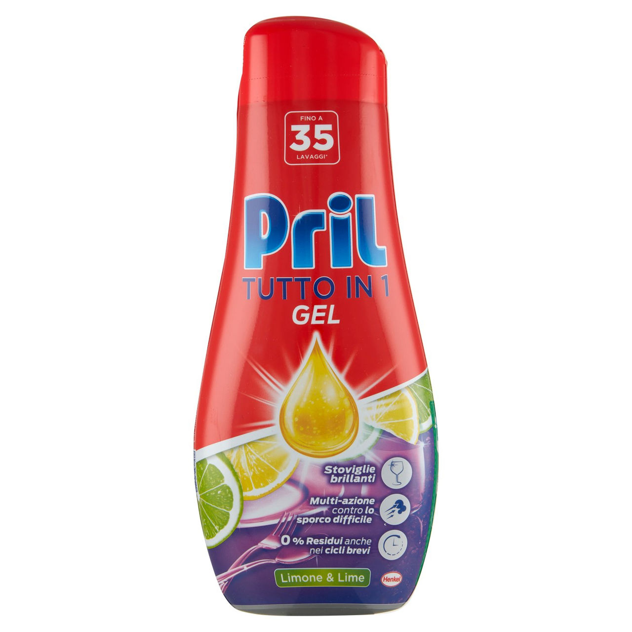 PRIL Tutto in 1 Gel Limone 630ml