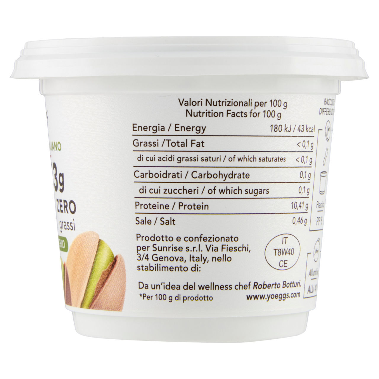 Pro-Up 13 Yoeggs pistacchio 125 g