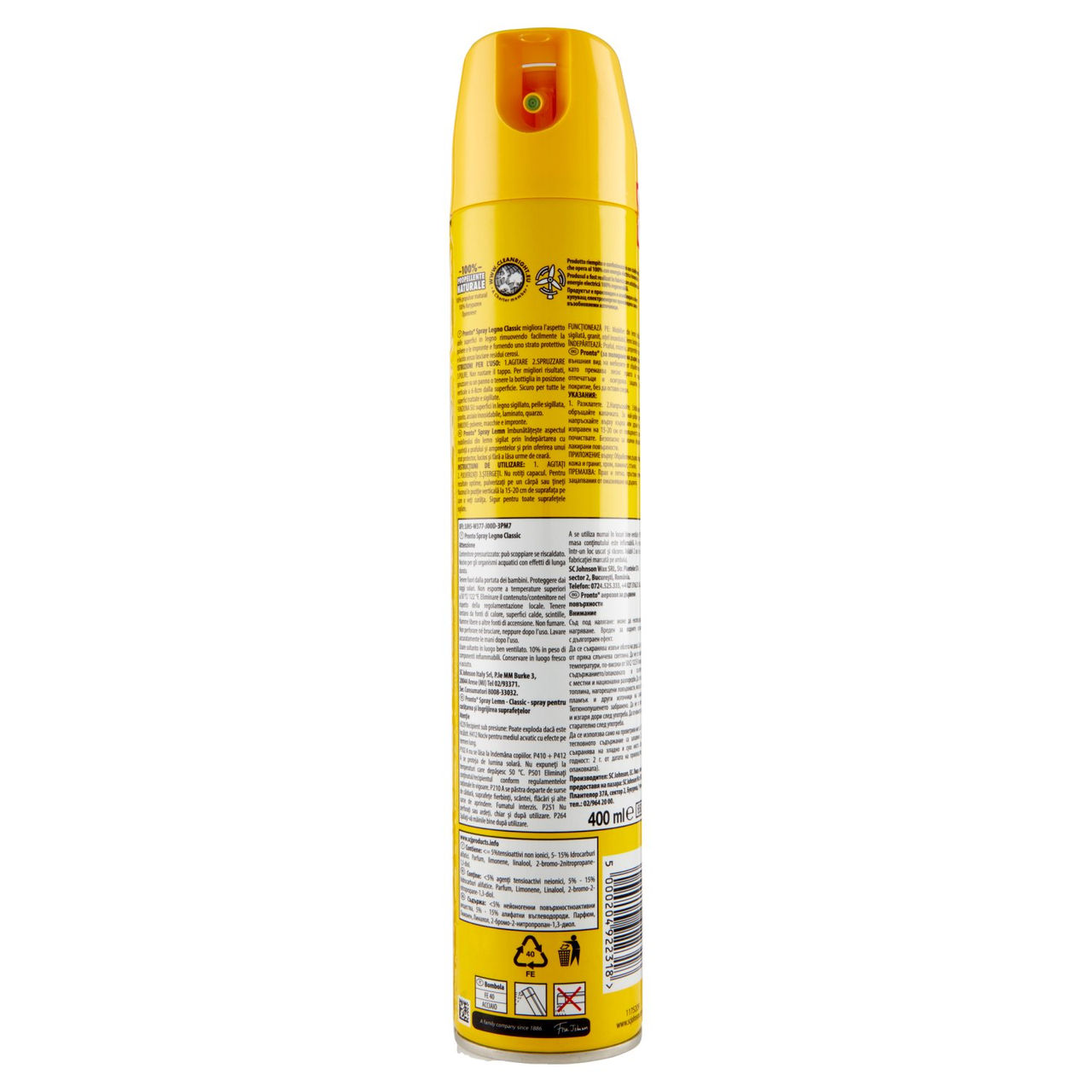 Pronto Spray Legno Classic Extra Size 400ml