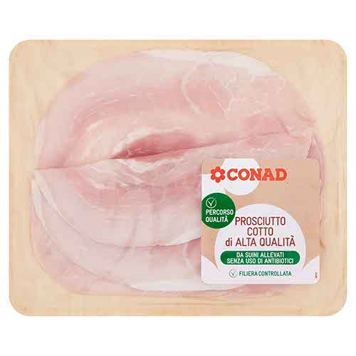 Prosciutto Cotto Alta Qualità 100g Percorso Qualità Conad