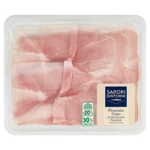 Prosciutto Cotto di Alta Qualità Nazionale 0,120 kg Sapori & Dintorni Conad