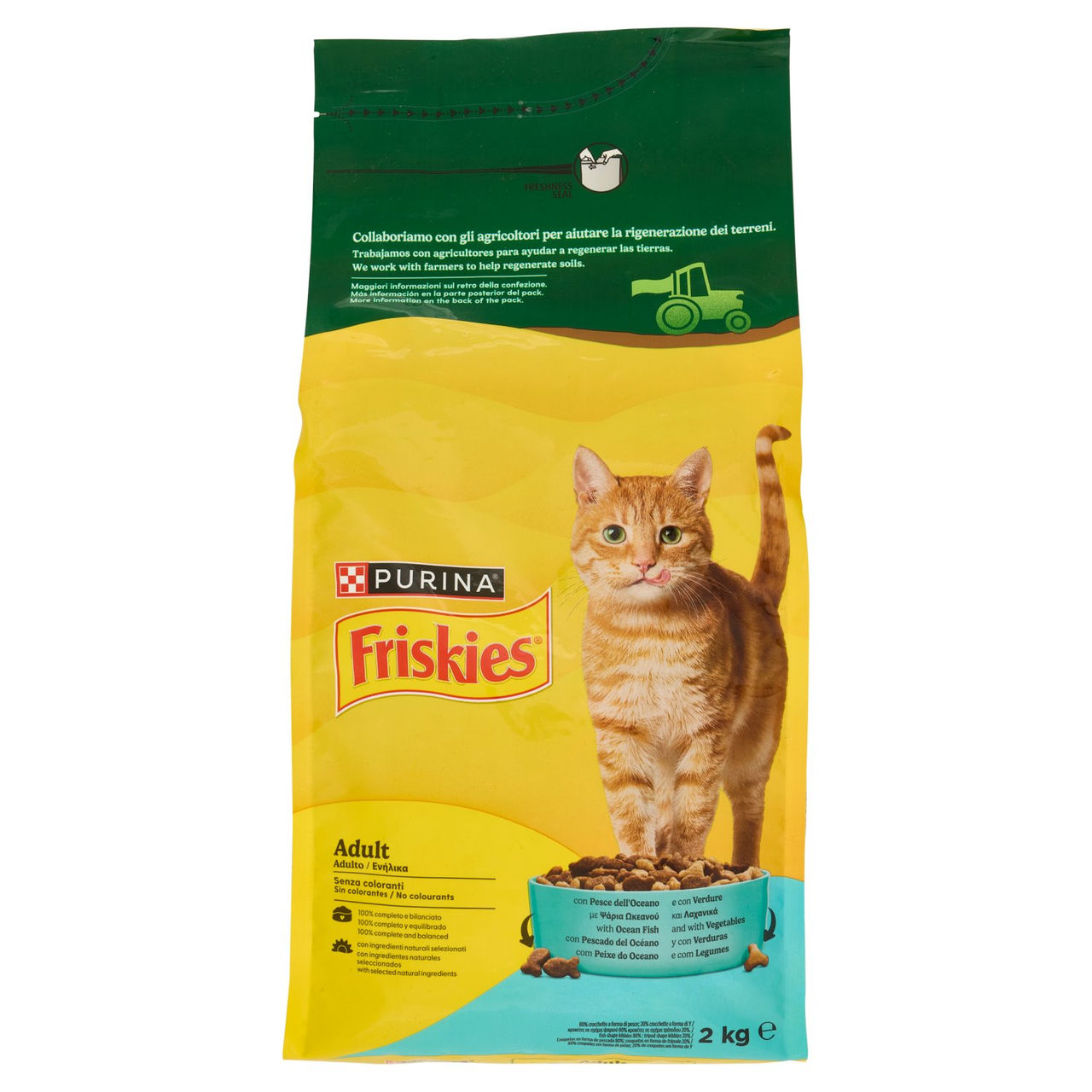 PURINA FRISKIES Adult Pesce dell'Oceano e con Verdure 2kg