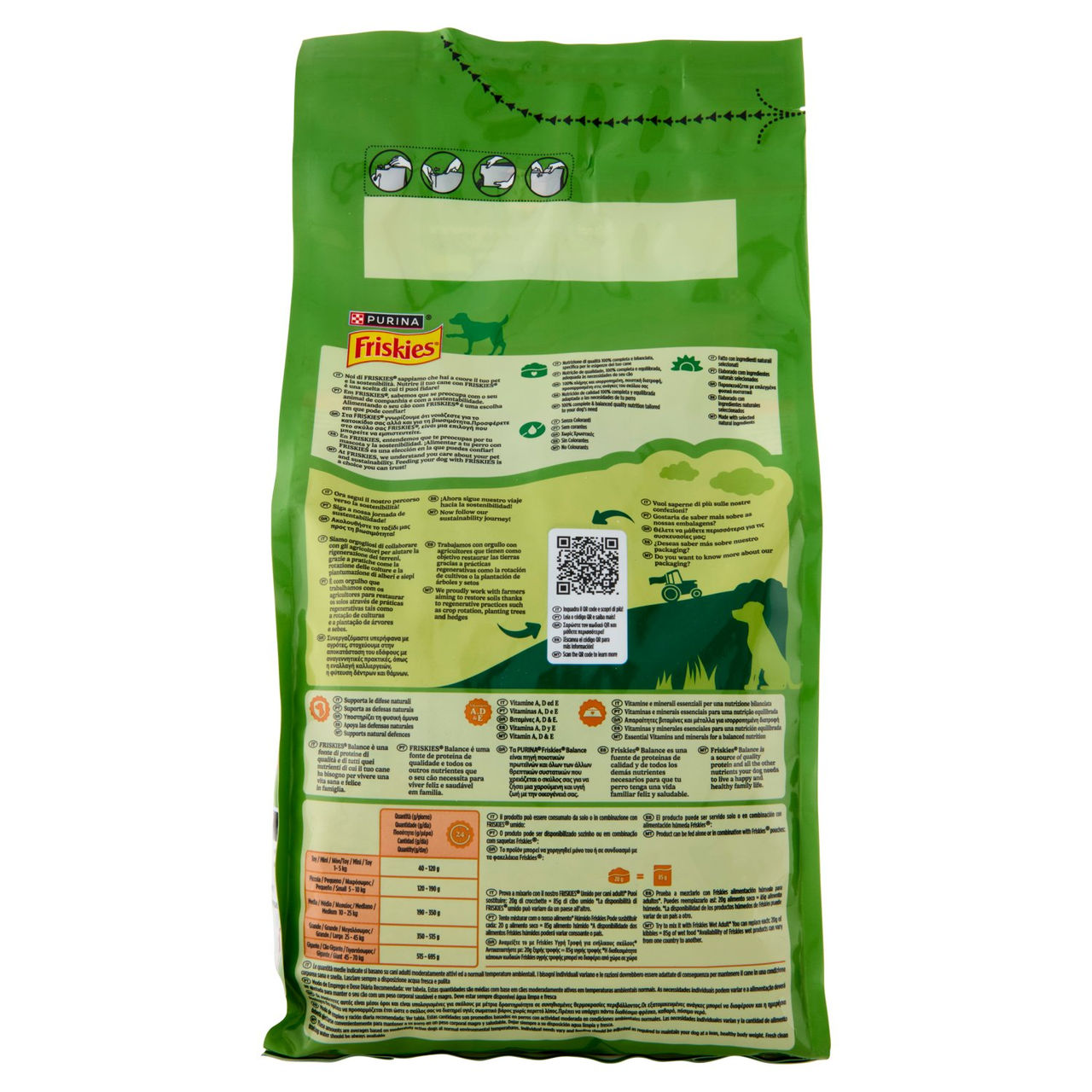 PURINA FRISKIES Balance Pollo e Manzo e con Verdure 1,5kg