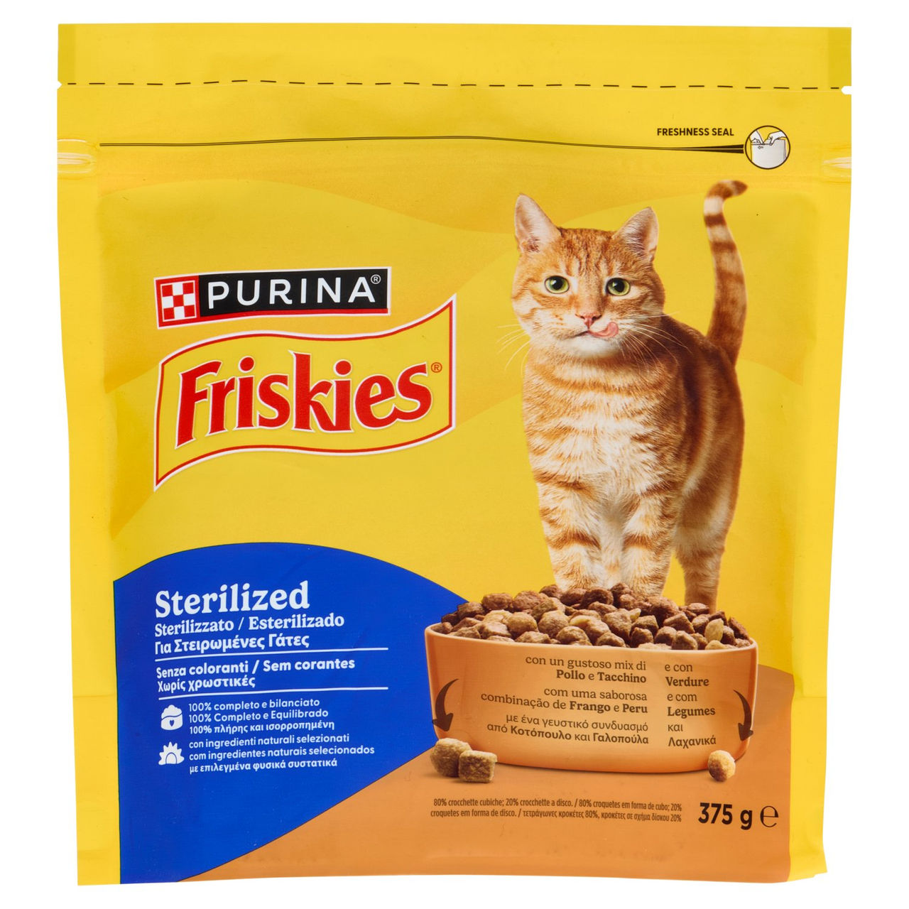 Purina Friskies Gatto Pollo Tacchino Verdure 375g