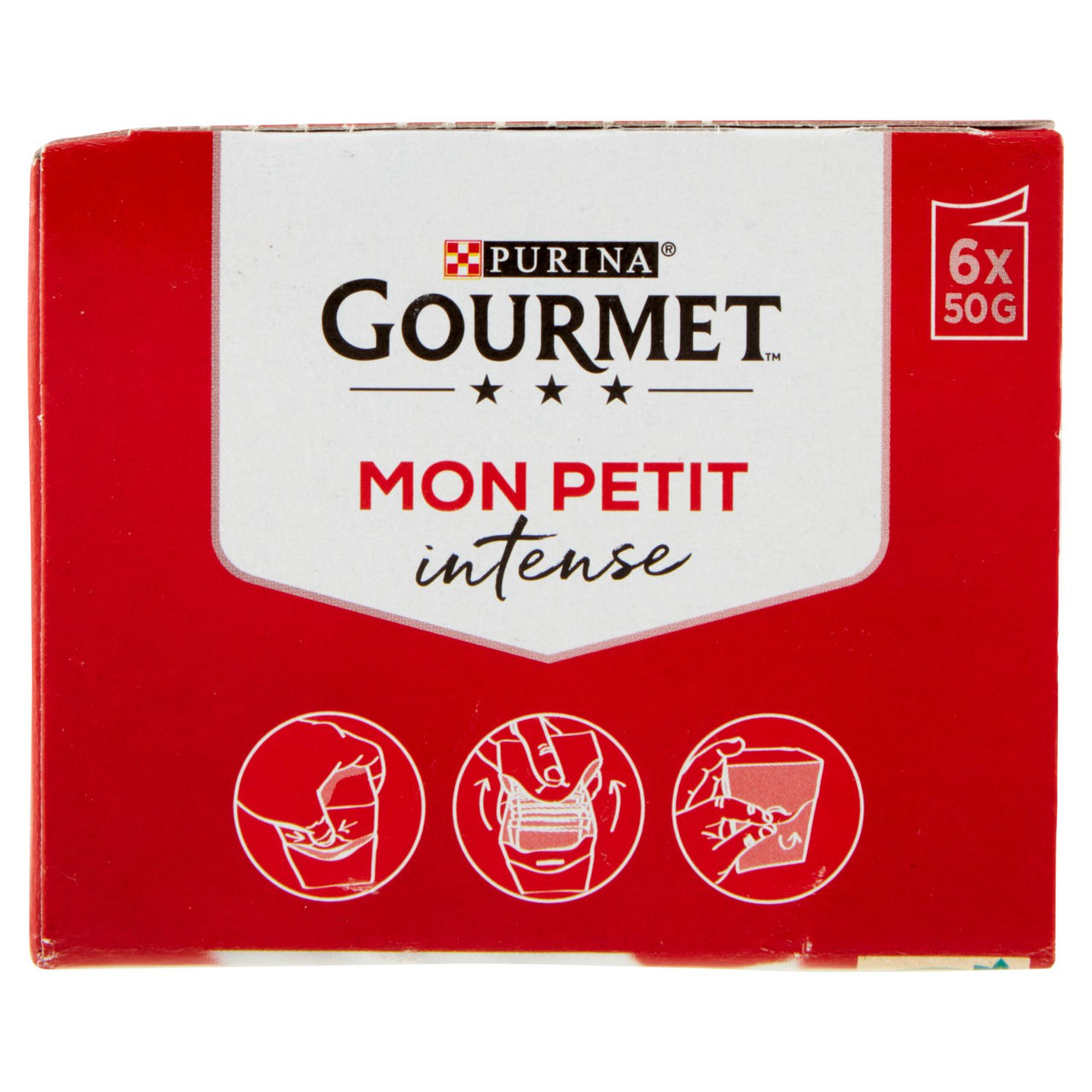 PURINA GOURMET Mon Petit Filettini Intense cotti in Salsa (Tonno / Salmone / Trota) 6x50g