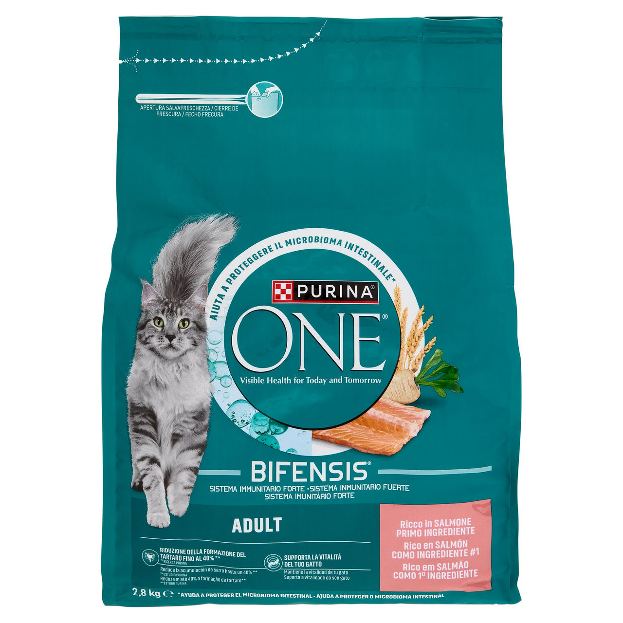 PURINA ONE Bifensis Adult Salmone 2,8kg