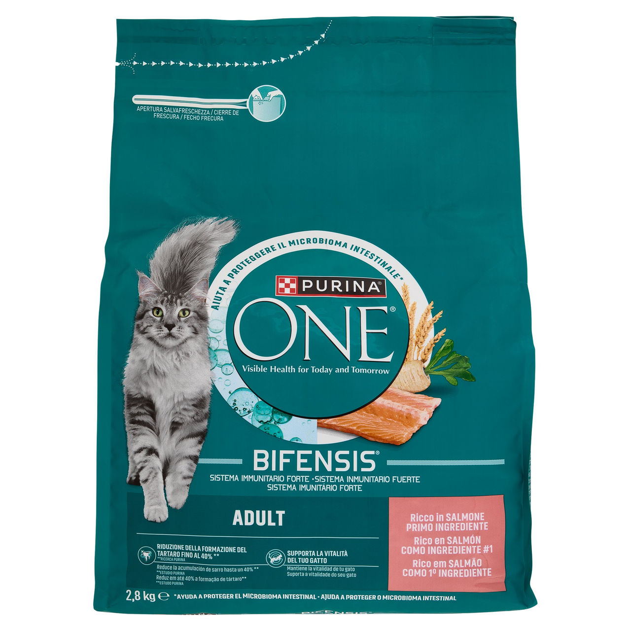 PURINA ONE Bifensis Adult Salmone 2,8kg