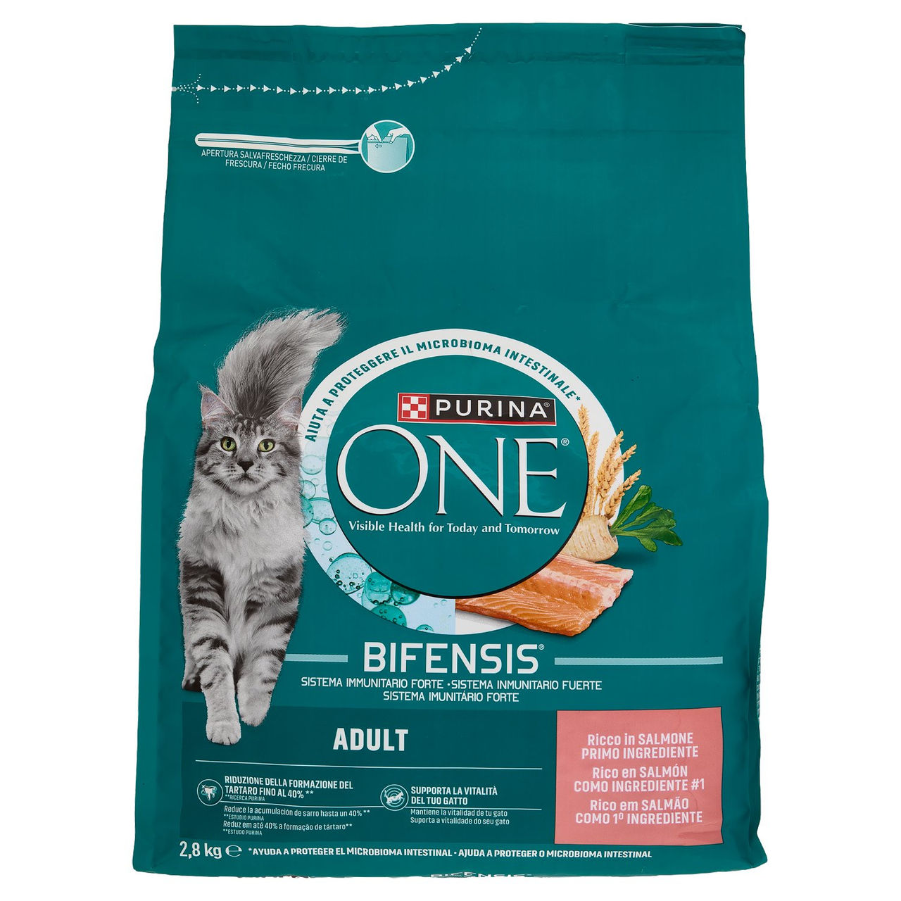PURINA ONE Bifensis Adult Salmone 2,8kg