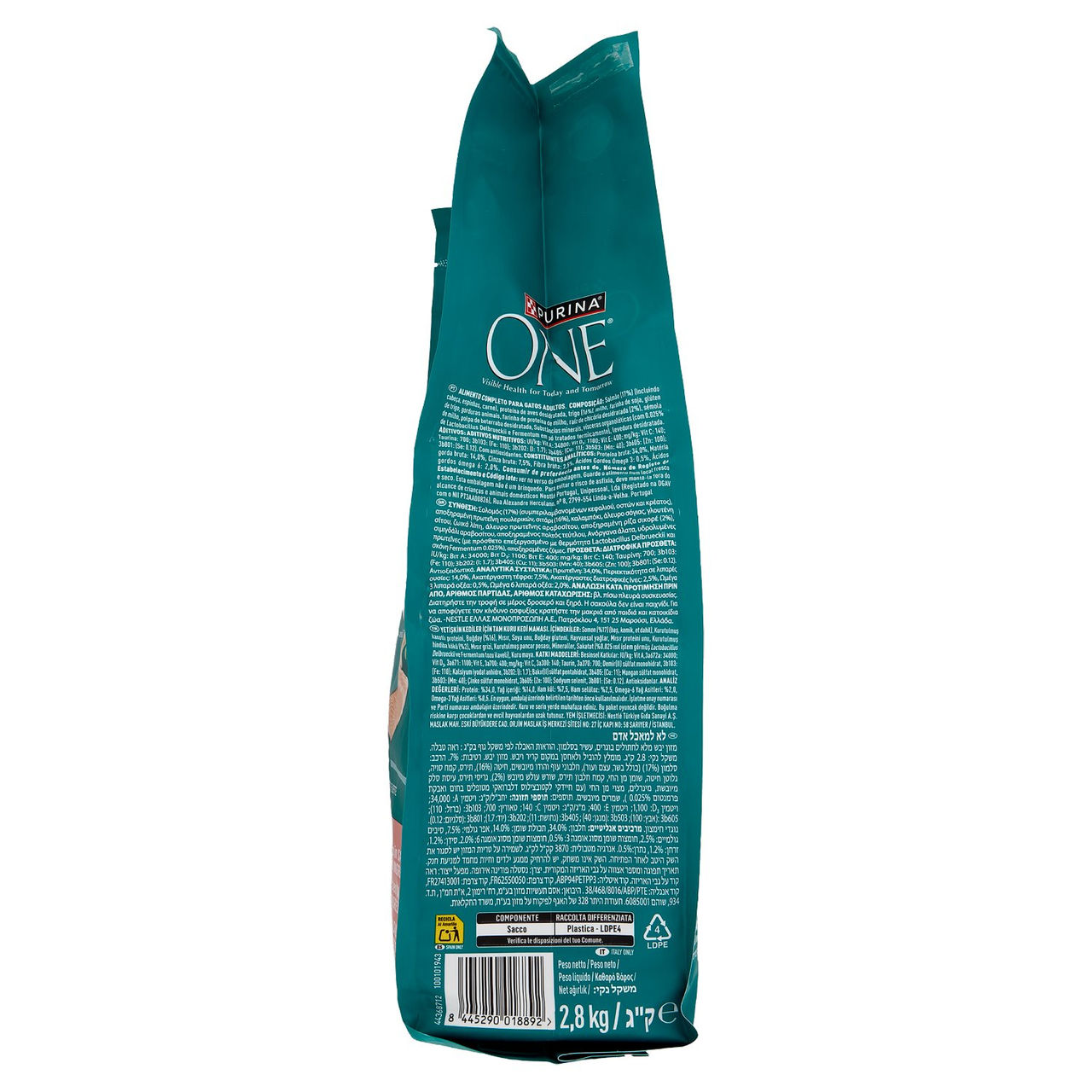 PURINA ONE Bifensis Adult Salmone 2,8kg
