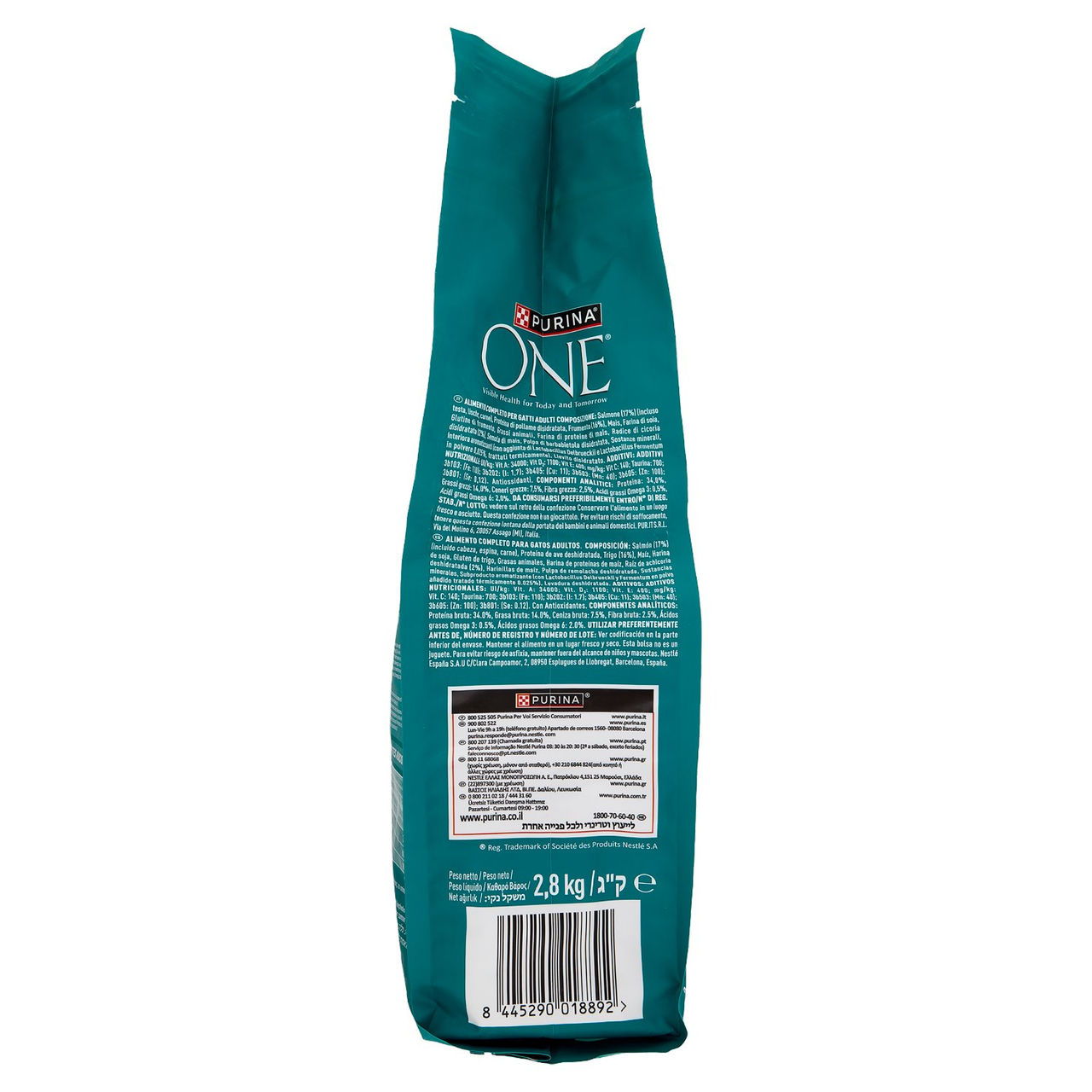 PURINA ONE Bifensis Adult Salmone 2,8kg