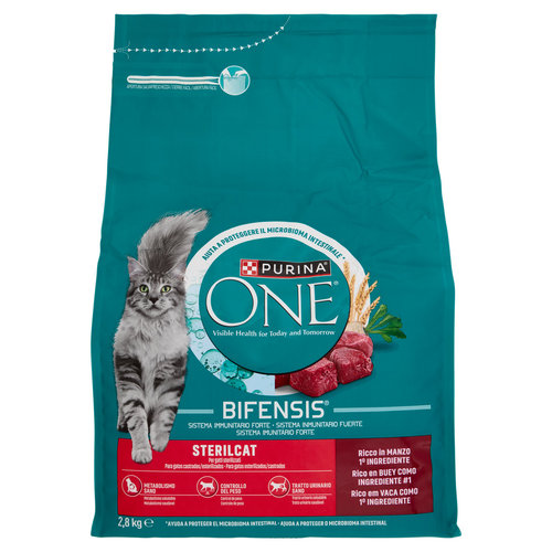 PURINA ONE Bifensis Sterilcat Manzo 2,8kg